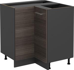 Rohová skříňka Vicco R-Line Ušlechtilá šedá 75.6 cm bez pracovní desky, Model 54017