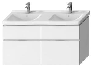 Koupelnová skříňka pod umyvadlo Jika Cubito 128x46,7x68,3 cm bílá H40J4274025001