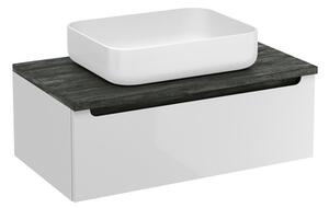 Koupelnová skříňka pod umyvadlo Naturel Stilla 80x30x45 cm bílá STILLAD08005DC