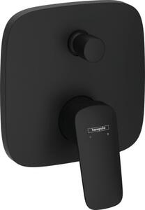 Sprchová a vanová baterie Hansgrohe Logis bez podomítkového tělesa matná černá 71405670