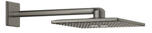 Hlavová sprcha GROHE Rainshower SmartActive Cube na stěnu včetně sprchového ramena kartáčovaný Hard Graphite 26479AL0