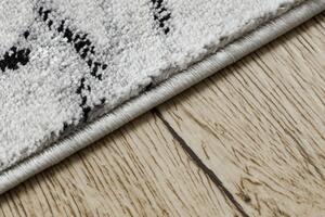 Makro Abra Kusový koberec EMERALD 0085 Luxusní moderní geometrický bílý stříbrný Rozměr: 240x330 cm