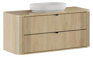 Comad Koupelnová skříňka s deskovým umyvadlem SET-OVC B CREMONA 120 dub cremona