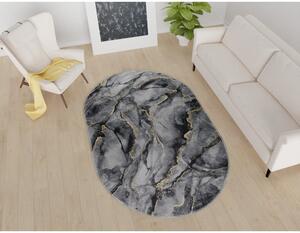 Tmavě šedý pratelný koberec 80x120 cm – Vitaus