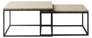 Set 2 ks. konferenčních stolků Cer (dub sonoma)