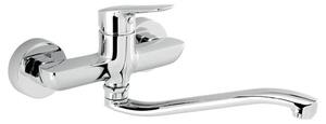 Dřezová - umyvadlová baterie Novaservis Metalia 54 s otočným ramínkem 150 mm chrom 54070,0