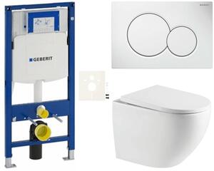 Závěsný WC set Geberit do lehkých stěn / předstěnová SAT SIKOGESREX67S01