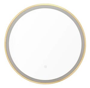 Zrcadlo se senzorem SAT 60x60 cm zlatá SATZLED60ZL
