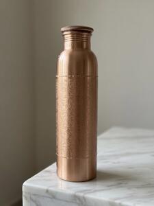 Forrest & Love měděná lahev na vodu gravírovaná Mandala 900 ml