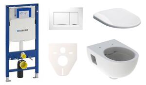 Cenově zvýhodněný závěsný WC set Geberit do lehkých stěn / předstěnová montáž + WC Geberit Selnova SIKOGES3S5