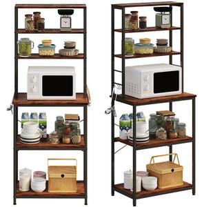 Multifunkční Regály / Vintage Retro Kuchyňská Skříň Loft