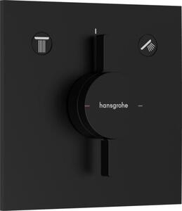 Sprchová a vanová baterie Hansgrohe DuoTurn E bez podomítkového tělesa matná černá 75417670