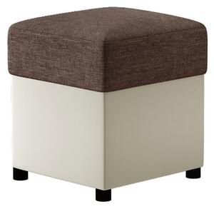 Taburet 35x35 cm Ron Typ 06 (černá + šedá). Akce -21%
