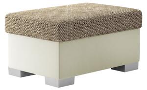 Taburet 85x55 cm- Ron typ 03 (hnědá + šedá). Akce -13%