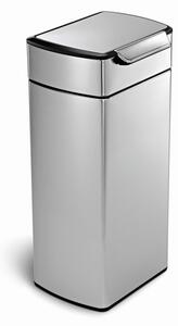 Odpadkový koš volně stojící Simplehuman Touch-bar bin 30 l Matná nerez ocel mat SHCW2015