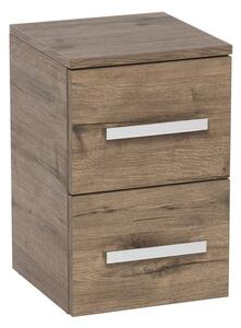 Koupelnová skříňka nízká SAT Cube Way 32,5x49,3x33 cm dub wellington CUBE3CHN32DW