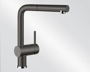 Dřezová baterie Blanco Linus - S s vytahovací sprškou černá 526148