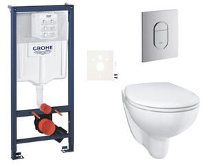 Závěsný WC set do lehkých stěn / předstěnová montáž GROHE Bau Ceramic SIKOGRSBAUA