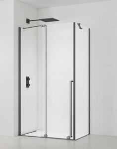 Sprchový kout obdélník 110x90 cm SAT Xmotion PVD Gun metal SATBWIXM110S90GM