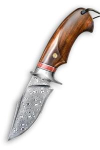 KnifeBoss lovecký damaškový nůž Iron Hunter VG-10