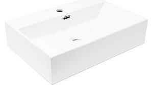 Umyvadlo SAT Cube Way 60x42 cm otvor pro baterii uprostřed SATCW6042