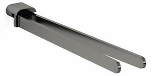 Držák ručníků SAT Simply R PVD PVD gun metal SATDSIMR19GM