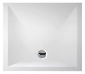Sprchová vanička obdélníková Roth 90x80 cm litý mramor MAN SQ 080090 2E