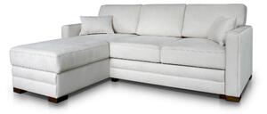 Rohová sedací souprava Antura (bílá) (L). Akce -20%