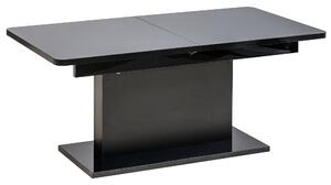 Jídelní stůl Otha (leskla černá). Akce -20%