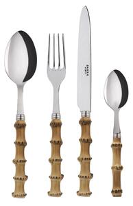 4-dílná sada příborů Bistrot Brillant – Panda / Bamboo Light