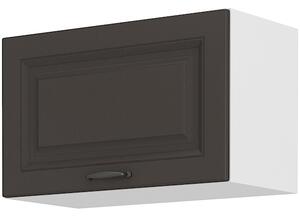 Horní kuchyňská skříňka Sheila 60 GU 36 1F (bílá + grafit)