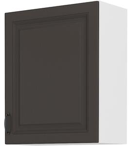 Horní kuchyňská skříňka Sheila 60 G 72 1F (bílá + grafit)