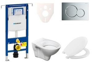 Cenově zvýhodněný závěsný WC set Geberit do lehkých stěn / předstěnová montáž + WC Ceramia S-Line Pro 111.355.00.5NR2