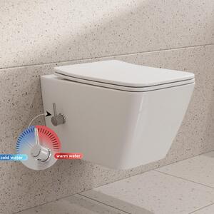 Sprchové WC HOROW s integrovanou tryskou, závěsné WC bez okraje s funkcí bidetu, WC Taharet s automatickým sklápěním sedátka, studená a teplá voda