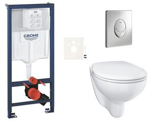 Závěsný WC set do lehkých stěn / předstěnová montáž GROHE Bau Ceramic SIKOGRSBAUSA