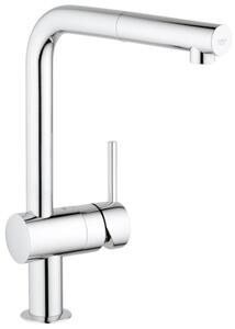 Dřezová baterie GROHE Minta s vytahovací sprškou chrom 32168000