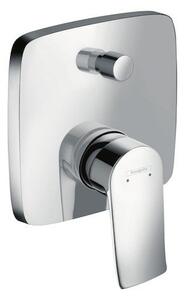 Sprchová a vanová baterie Hansgrohe Metris bez podomítkového tělesa chrom 31454000