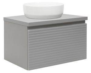 Koupelnová skříňka pod umyvadlo Naturel Savona 98x43x44,8 cm šedá mat SAVONA100GMD