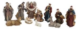 Vánoční dekorace figurky Betlém – sada 11 ks / 10*5*15 cm - Clayre & Eef