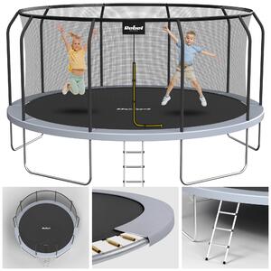 Trampolína se sítí Rebel 3,8 cm FT 15 (457-465 cm) žebříček