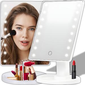 Kosmetické zrcadlo s osvětlením Led do Make-Up Zrcadlo na stěnu s LED osvětlením Osvětlené do Make-Up Krokové světlo Hollywood Retoo