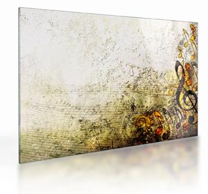 Skleněný obraz - Síla hudby (70x50 cm)