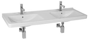 Dvojumyvadlo Jika Cubito 130x48,5 cm dva otvory pro baterii H8144200001041