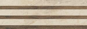 Dekor Fineza Adore beige stripes 25x75 cm mat DADORE275ST