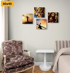 Set obrazů nebeské království - 4x 40x40 cm