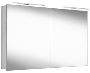 Zrcadlová skříňka Alu 100 LED, model S120