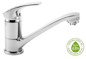 Dřezová baterie Novaservis Metalia ECO+ s otočným ramínkem chrom 57096,0E