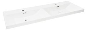 Nábytkové dvojumyvadlo SAT B-Way 121x46 cm dva otvory pro baterii SATBW212046