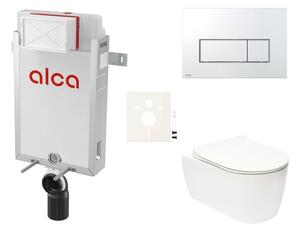 Cenově zvýhodněný závěsný WC set Alca k zazdění + WC Glacera Alfa SIKOAA8
