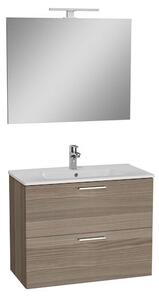 Koupelnová sestava s umyvadlem zrcadlem a osvětlením VitrA Mia 79x61x39,5 cm cordoba MIASET80C
